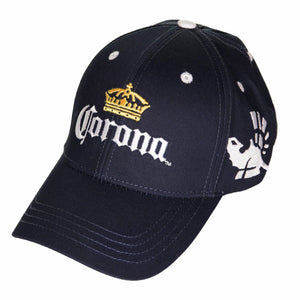 Officially Licensed Corona Embroidered Baseball Cap - Navy