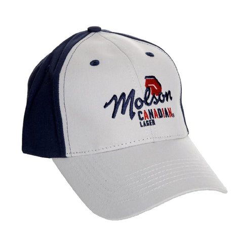 Officially Licensed Molson Canadian Classic Low Structure Cap - Navy/Grey