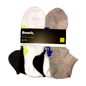 Bench Lightweight Socks 6 Pack Men's - Size 10-13 Sole Logo