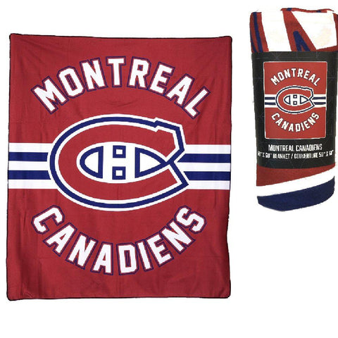 Officially Licensed NHL Blanket - Montreal Canadiens