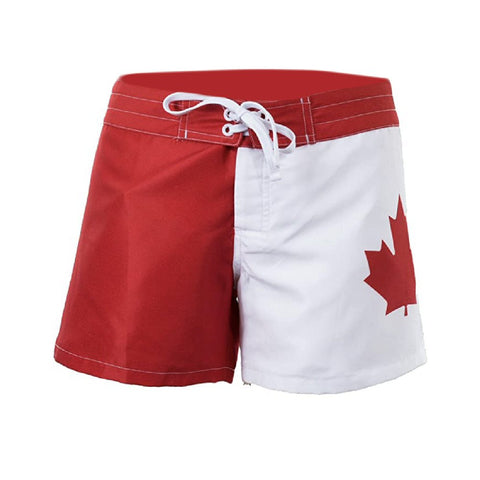 Women's Canada Flag Boardshorts