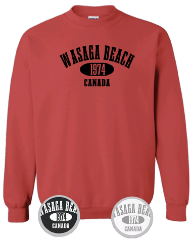 Ontario's West Coast - Wasaga Beach - Varsity Classic Crewneck Sweater