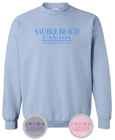 Ontario's West Coast - Sauble Beach - Minimalist Crewneck Sweater