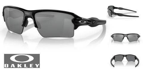 Oakley Flak 2.0 XL Sunglasses - Polished Black Frame/Prizm Black Polarized Lenses