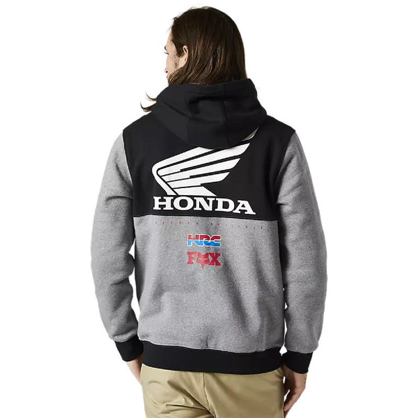 Fox Racing Honda Wing Men's Pullover Hoodie - Heather Graphite