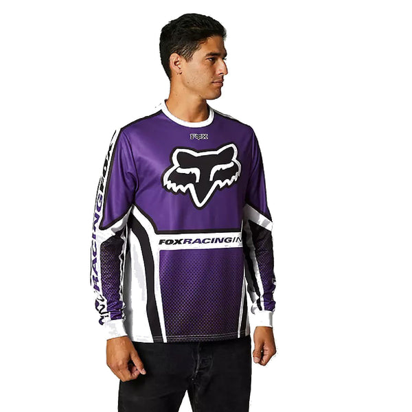 Fox Racing Octane Men's Long Sleeve Jersey - Purple