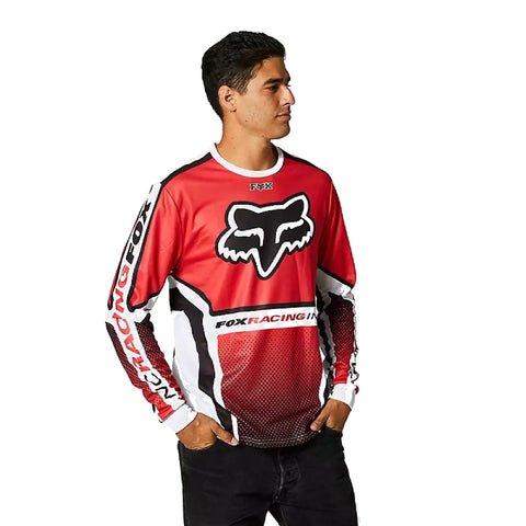 Fox Racing Octane Men's Long Sleeve Jersey - Red