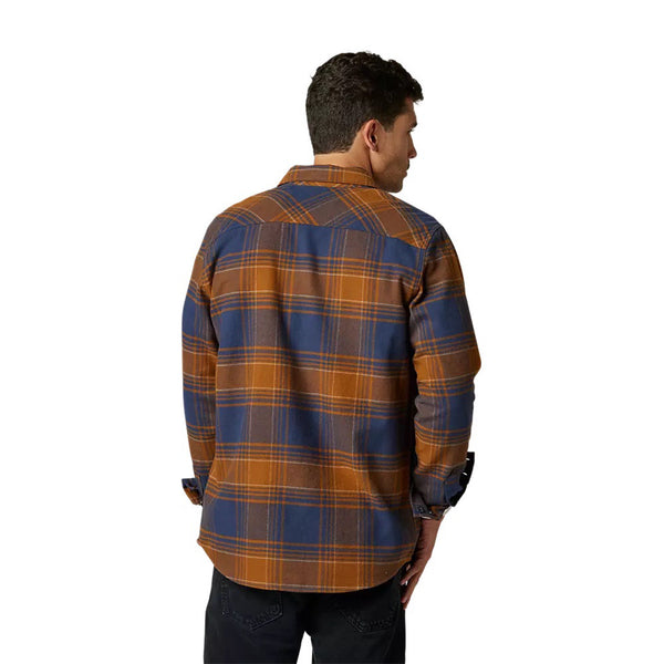 Fox Racing Traildust 2.0 Men's Flannel Shirt- Deep Cobalt