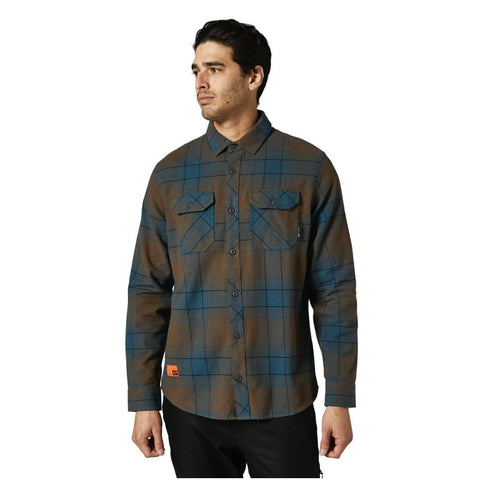 Fox Racing Traildust 2.0 Men's Flannel Shirt- Slate Blue