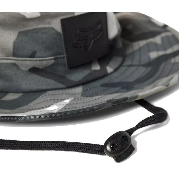 Fox Racing Traverse Hat - Black Camo with Black Leather Patch