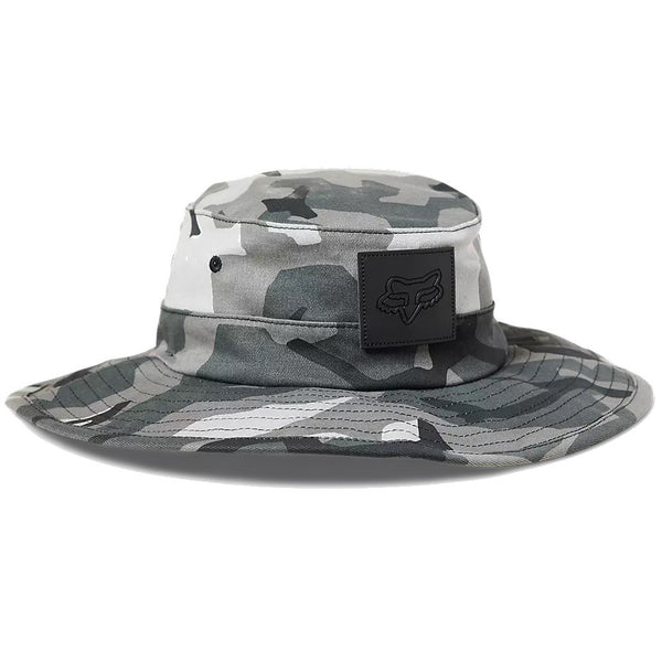 Fox Racing Traverse Hat - Black Camo with Black Leather Patch
