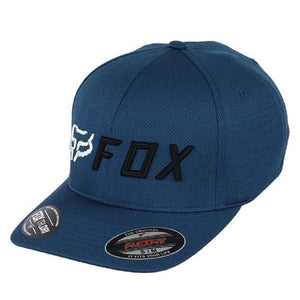 Fox Racing Apex Flexfit Hat - Indigo/White