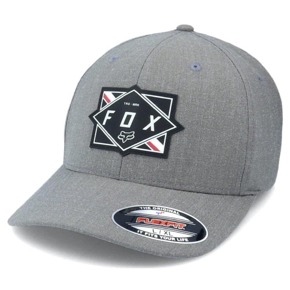 Fox Racing Burnt Flexfit Hat - Pewter