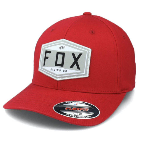 Fox Racing Emblem Flexfit Hat - Chili