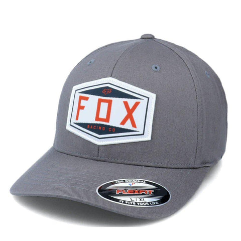 Fox Racing Emblem Flexfit Hat - Pewter