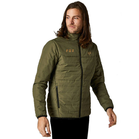 Fox Racing Howell Men's Puffy Jacket - Olive Green