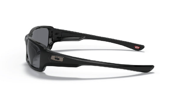 Oakley Fives Squared Sunglasses - Polished Black Frame/Grey Lenses