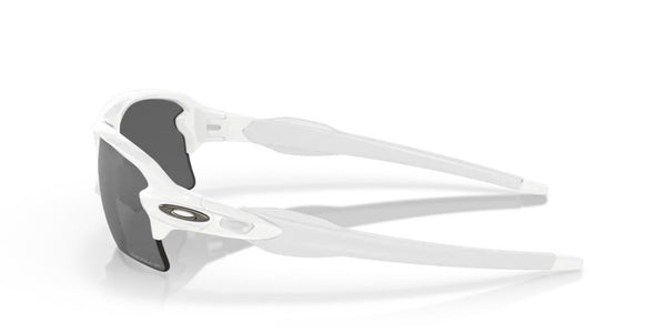 Oakley Flak 2.0 XL Sunglasses - Polished White Frame/Prizm Black Polarized Lenses