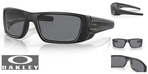 Oakley Fuel Cell Sunglasses - Matte Black Frame/Grey Polarized Lenses