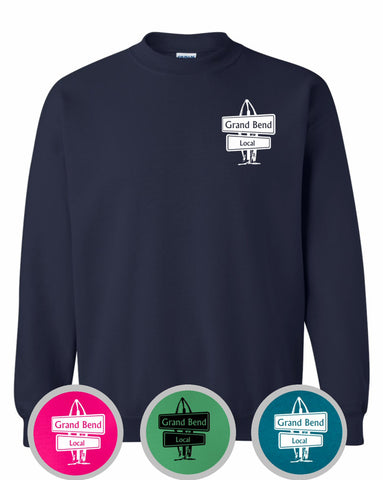 Officially Licensed Grand Bend Locals Crewneck (Front Pocket Graphic)