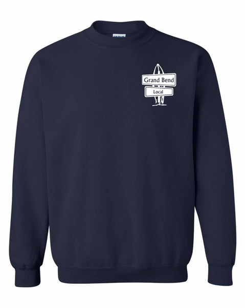 Officially Licensed Grand Bend Locals Crewneck (Front Pocket Graphic)