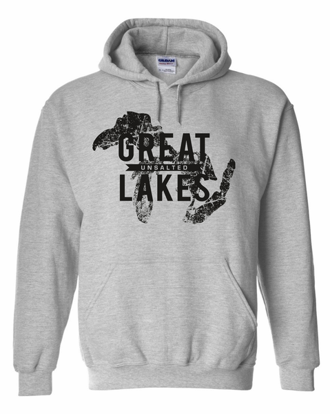 Great Lakes Distressed Graphic Hoodie