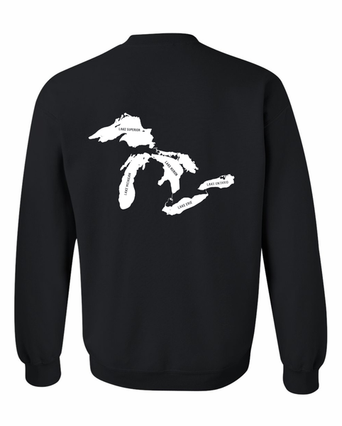 Great Lakes Maple Leaf Crewneck Sweatshirt