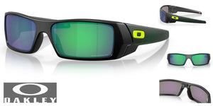 Oakley Gascan Sunglasses - Matte Black Frame/Prizm Jade Polarized Lens
