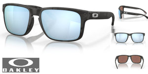 Oakley Holbrook Sunglasses - Matte Black Camo Frame/Prizm Deep Water Polarized Lenses