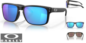 Oakley Holbrook Sunglasses - Matte Black Frame/Prizm Sapphire Iridum Polarized Lenses