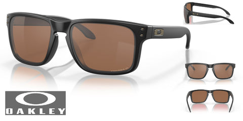 Oakley Holbrook Sunglasses - Matte Black Frame/Prizm Tungsten Polarized Lenses