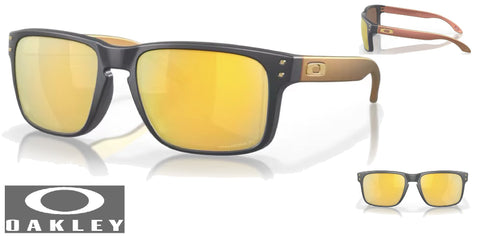 Oakley Holbrook Sunglasses - Matte Carbon Frame/Prizm 24K Polarized Lenses
