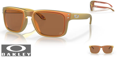 Oakley Holbrook Sunglasses - Troy Lee Designs Red Gold Shift Frame/Prizm Bronze Lenses
