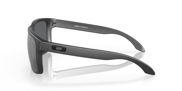 Oakley Holbrook XL Sunglasses - Steel Frame/Prizm Black Polarized Lenses
