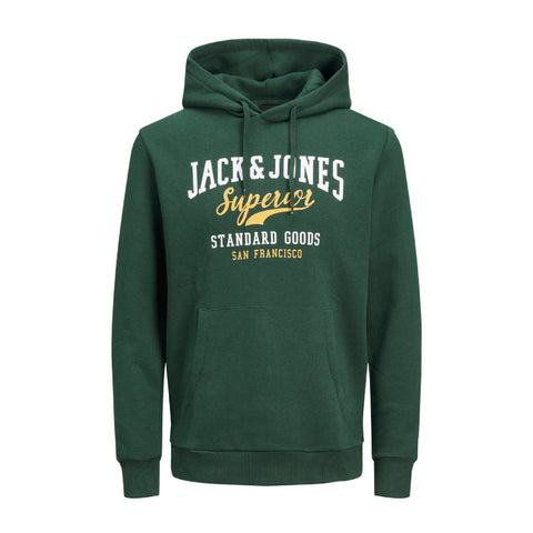 Jack & Jones Superior Logo Hoodie - Pine Grove