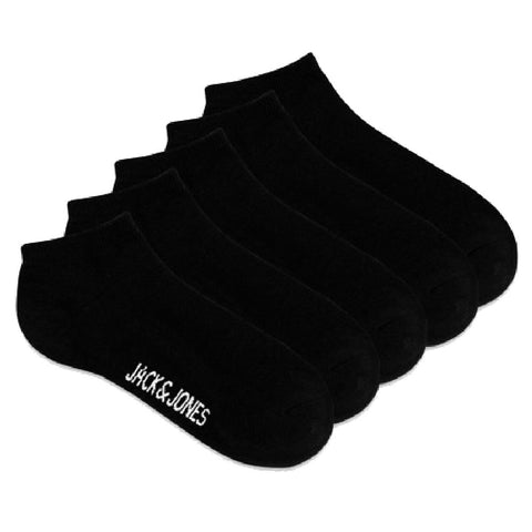 Jack & Jones Dongo Ankle Socks 5 Pack - Black