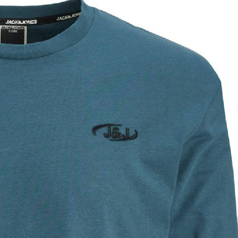 Jack & Jones Jcoair Crewneck Long Sleeve T-Shirt - Orion Blue