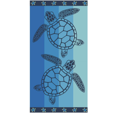 Jacquard Sea Turtles Luxurious Towel