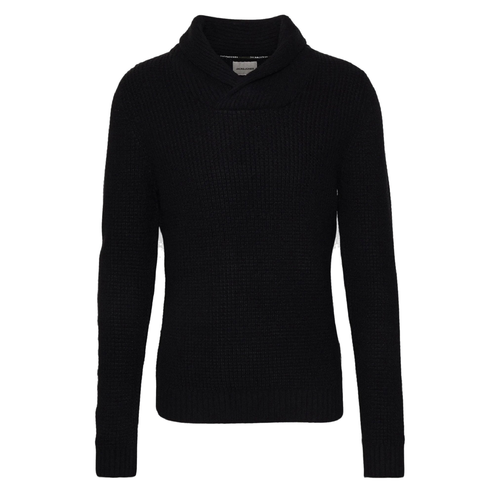 JACK & JONES Jjvincent Shawl Neck Maglione, Nero/Fit: Maglia, L Uomo JACK & JONES Jjvincent Shawl Neck Maglione, Nero/Fit: Maglia, L Uomo