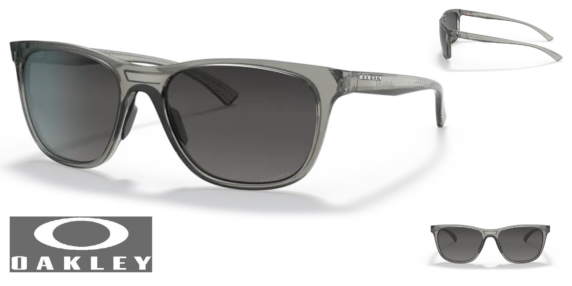 Oakley Leadline Women's Sunglasses - Grey Ink Frame/Prizm Grey Gradient Lenses