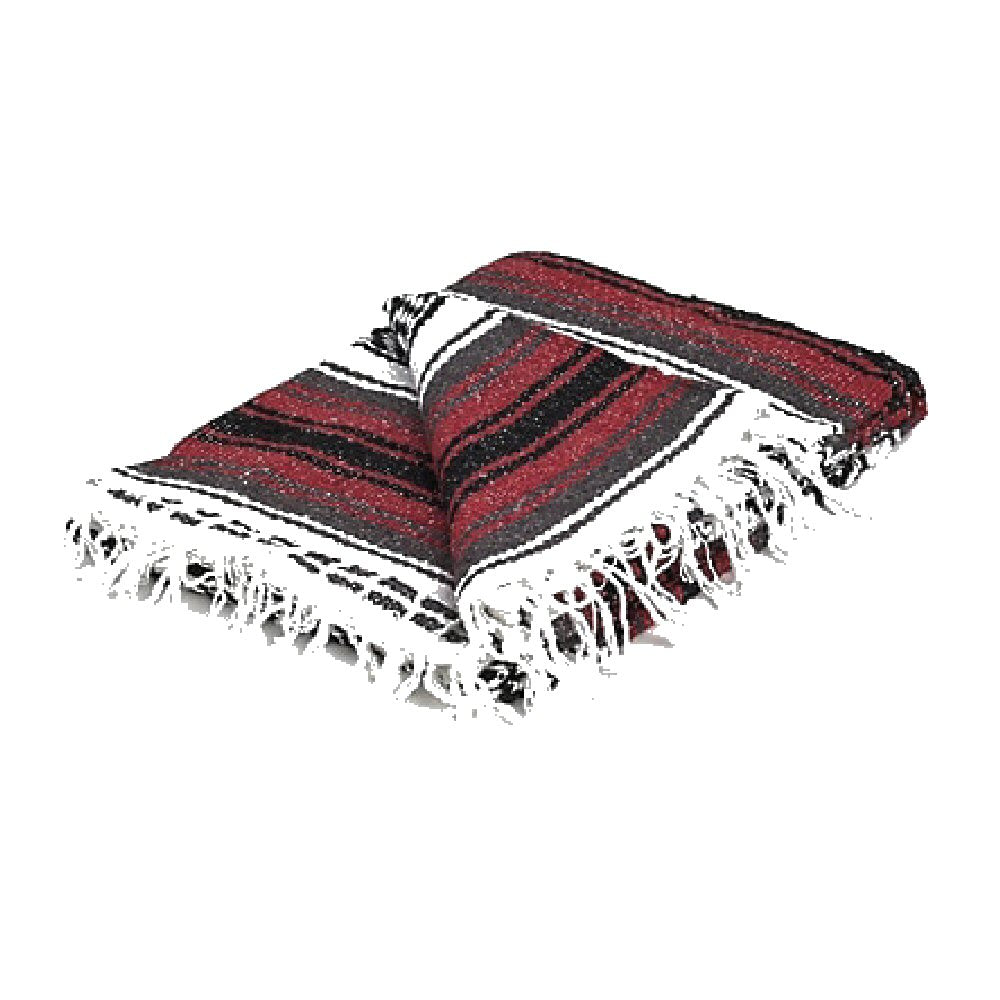 Yogavni Yoga Blanket - Mexican Regular Stripes - Burgundy