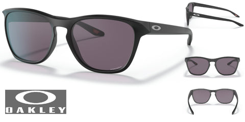 Oakley Manorburn Sunglasses - Matte Black Frame/Prizm Grey Lenses