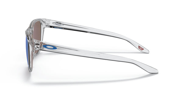 Oakley Manorburn Sunglasses - Polished Clear Frame/Prizm Sapphire Lenses