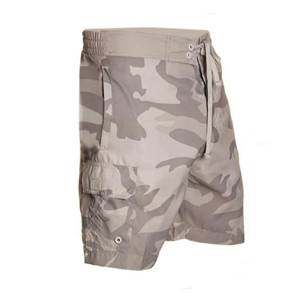 Officially Licensed NHL Men's Camo Boardshorts - Toronto Maple Leafs - Tan