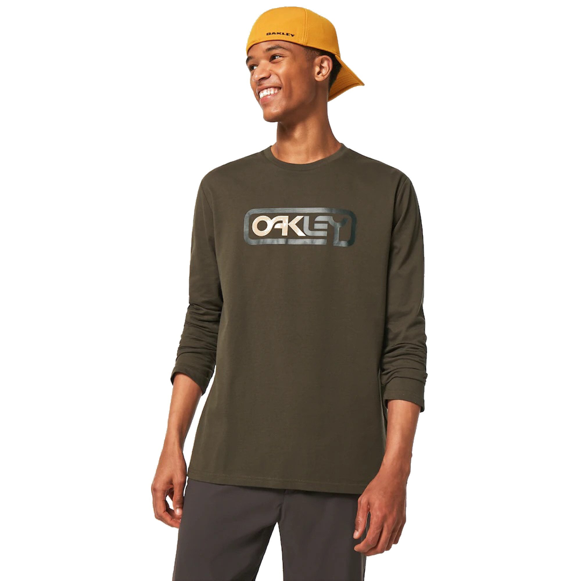 Oakley Men's Locked In B1B Long Sleeve Tee - New Dark Brush