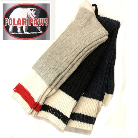 Polar Paws 3 Pack Men's Work Socks - Size 10-13