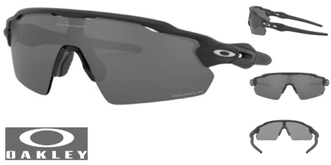 Oakley Radar EV Pitch Sunglasses - Matte Black Fame/Prizm Black Polarized Lenses