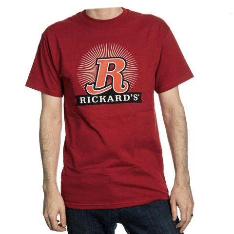 Officially Licensed Rickard's Red Men's Short Sleeved Tee