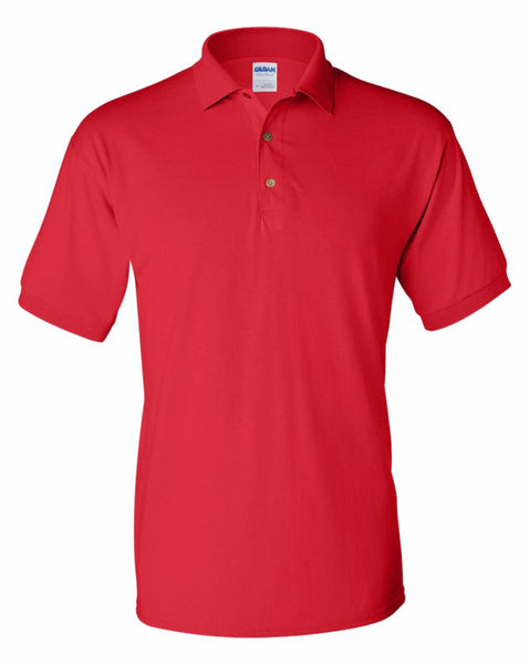 Short Sleeve Polo Shirt Red