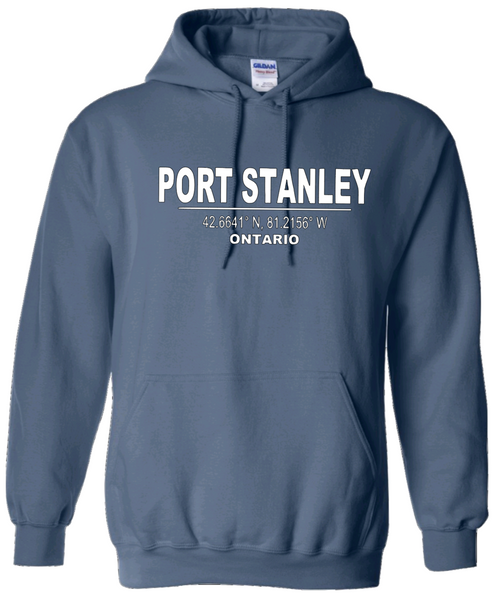Ontario's West Coast - Port Stanley - Local Coordinates Hoodie